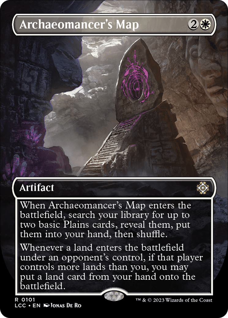 Archaeomancer's Map (Borderless) [The Lost Caverns of Ixalan Commander] - Card Brawlers