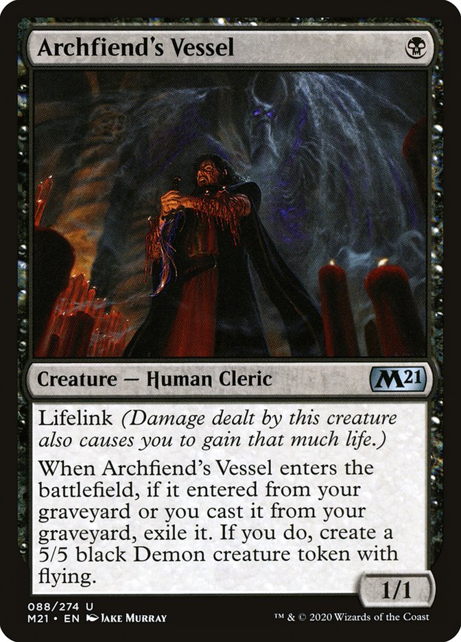 Archfiend's Vessel [Core Set 2021] - Card Brawlers