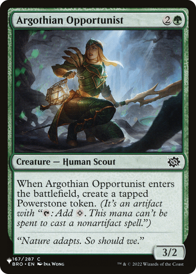 Argothian Opportunist [The List] - Card Brawlers