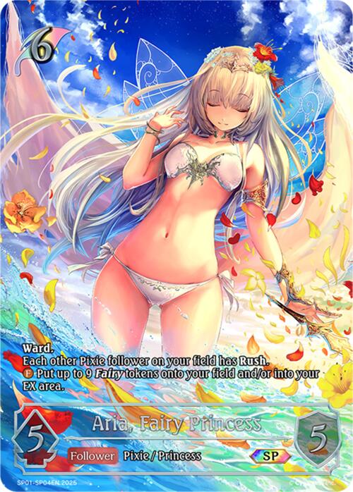 Aria, Fairy Princess (SP) (SP01 - SP04EN) [Seaside Memories] - Card Brawlers