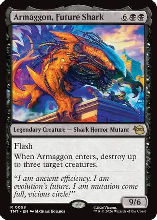 Armaggon, Future Shark (TMT-058) - Teenage Mutant Ninja Turtles - Card Brawlers