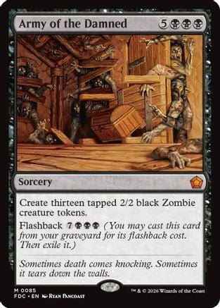 Army of the Damned (FDC-085) - Commander: Foundations - Card Brawlers