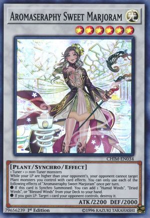 Aromaseraphy Sweet Marjoram (CHIM-EN034) - Chaos Impact Unlimited - Card Brawlers