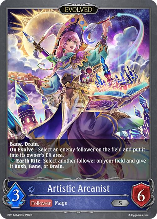 Artistic Arcanist (Evolved) (BP11 - 043EN) [Bullet of Fate] - Card Brawlers