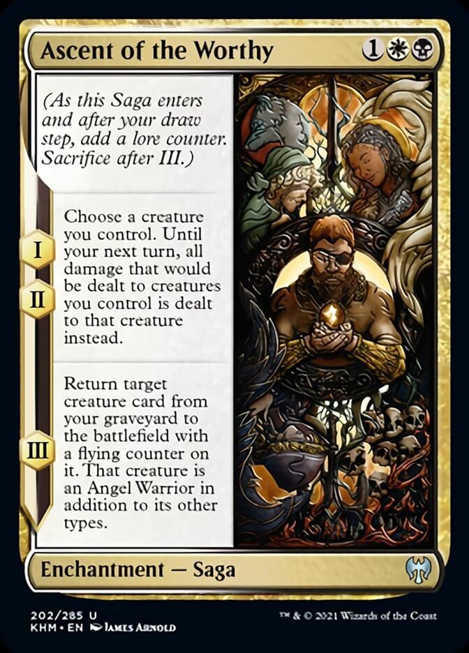 Ascent of the Worthy [Kaldheim] - Card Brawlers