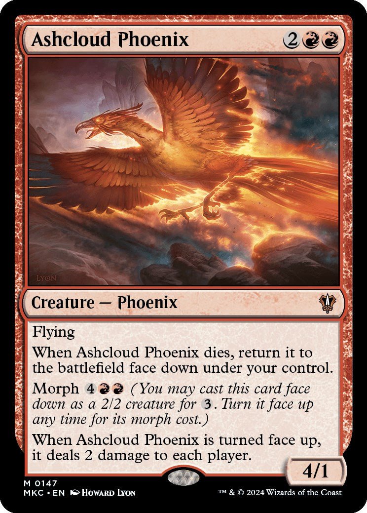 Ashcloud Phoenix [Murders at Karlov Manor Commander] - Card Brawlers