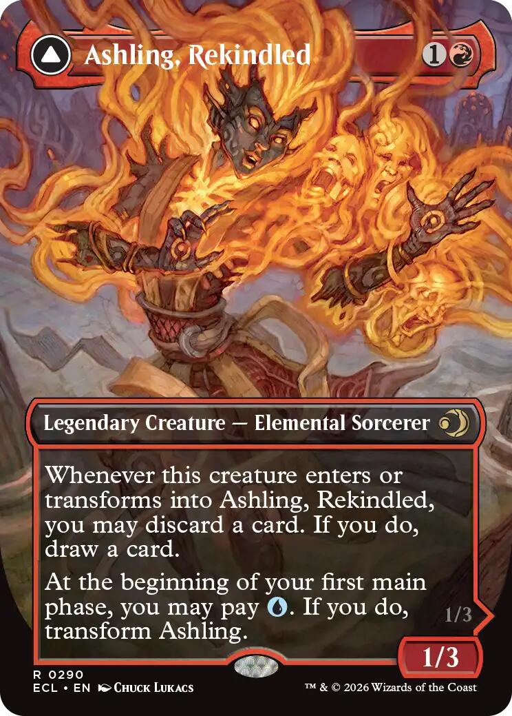 Ashling, Rekindled (Borderless) [Lorwyn Eclipsed] - Card Brawlers