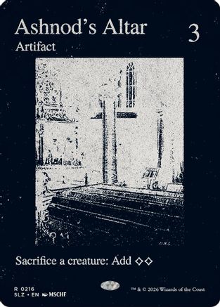 Ashnod's Altar (0216) (SLZ-216) - Secret Lair x MSCHF: The Zeta Set - Card Brawlers