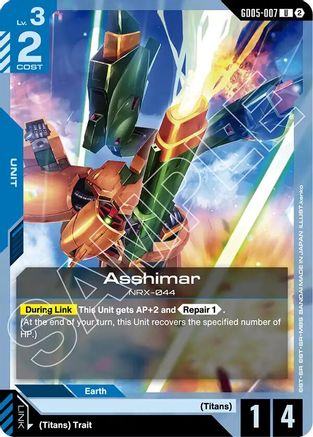 Asshimar (GD05-007) - Freedom Ascension - Card Brawlers