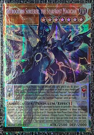 Astrograph Sorcerer, the Starfrost Magician (GMR) (MAMO-EN015) - Magnificent Monsters 1st Edition - Card Brawlers