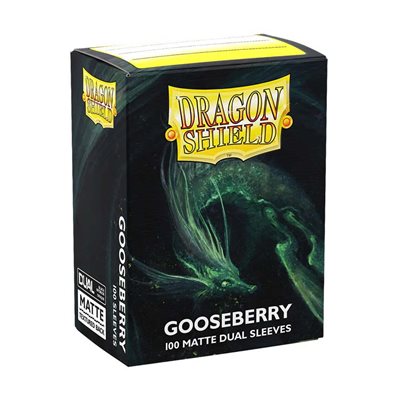 Dragon Shield - Dual Matte - "Gooseberry" 100ct