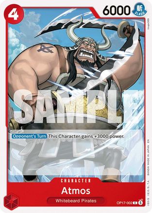 Atmos (OP17-002) - The World's Strongest Warriors - Card Brawlers