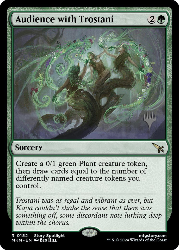 Audience with Trostani (Promo Pack) [Murders at Karlov Manor Promos] - Card Brawlers
