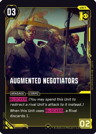Augmented Negotiators (043) - Welcome to Night City Retail - Card Brawlers