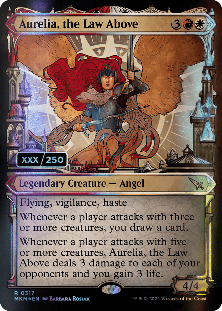 Aurelia, the Law Above (Serialized) [Murders at Karlov Manor] - Card Brawlers