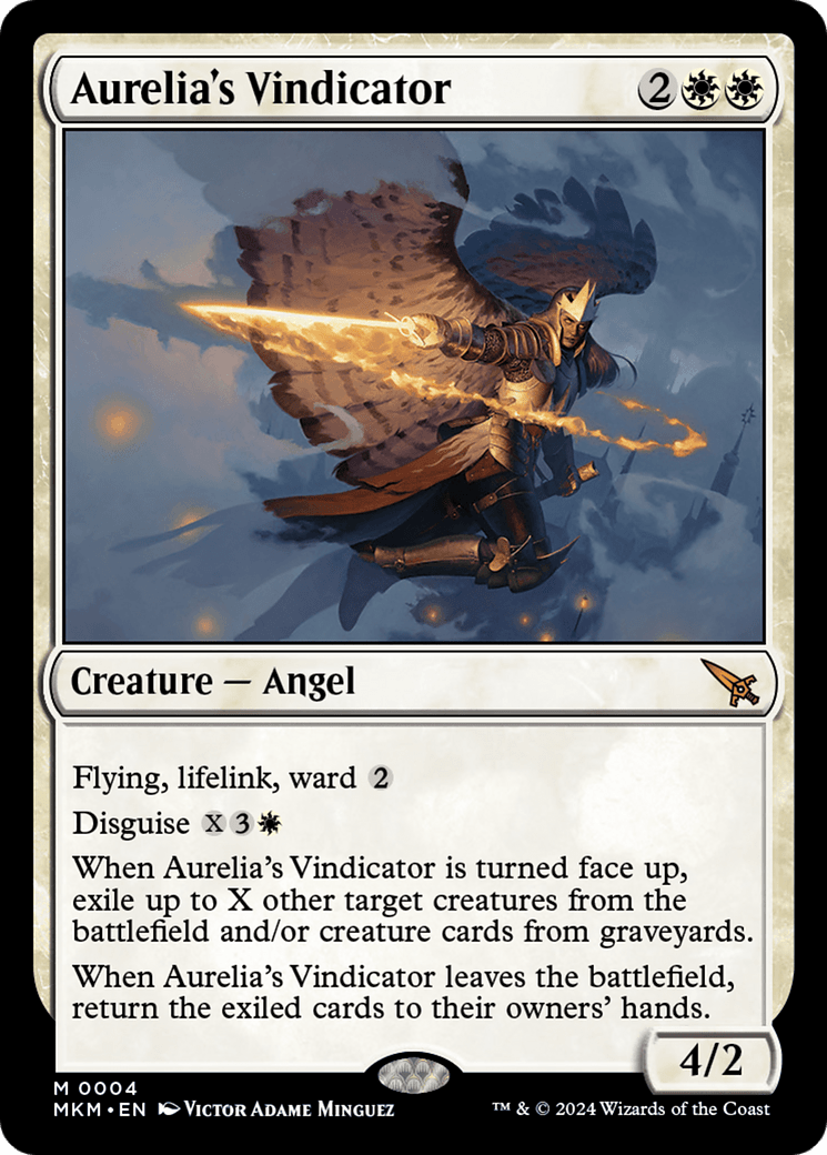 Aurelia's Vindicator [Murders at Karlov Manor] - Card Brawlers