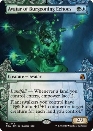 Avatar of Burgeoning Echoes (Showcase) (0348) (FRA-348) - Reality Fracture Foil - Card Brawlers