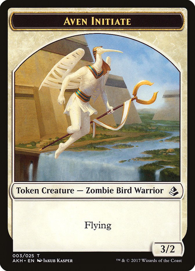 Aven Initiate Token [Amonkhet Tokens] - Card Brawlers