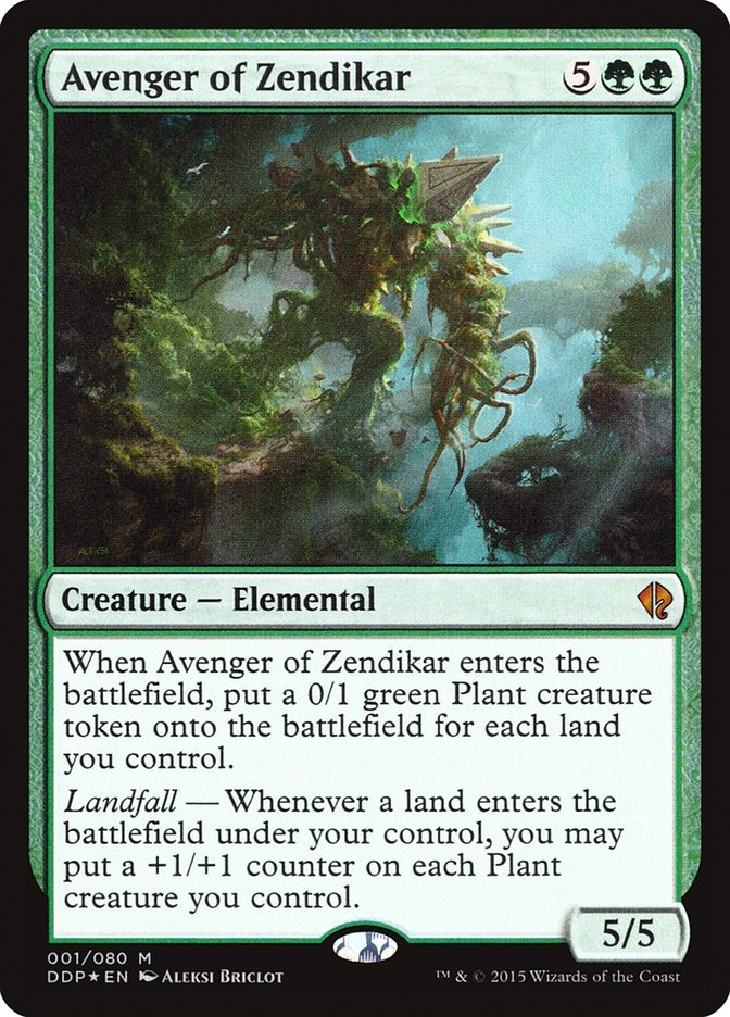 Avenger of Zendikar [Duel Decks: Zendikar vs. Eldrazi] - Card Brawlers