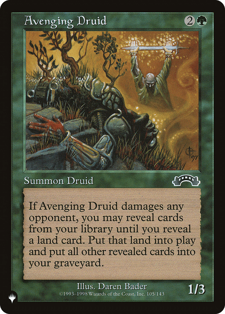 Avenging Druid [The List] - Card Brawlers