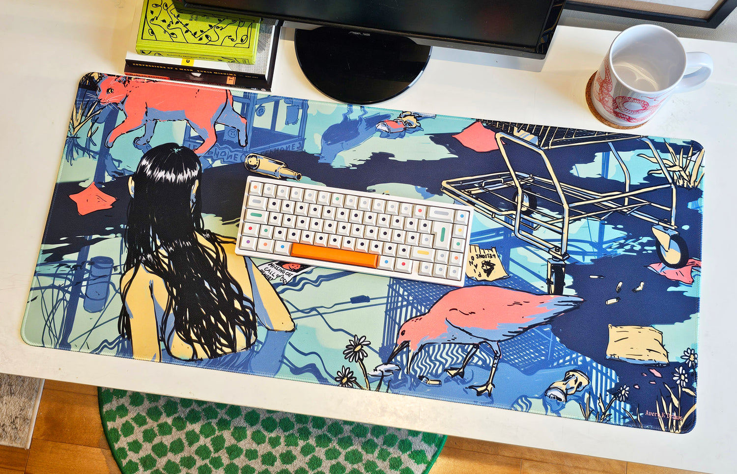AveryKDraws - The Nymph - Desk Mat/ Playmat - AveryKDraws - Card Brawlers | Quebec | Canada |