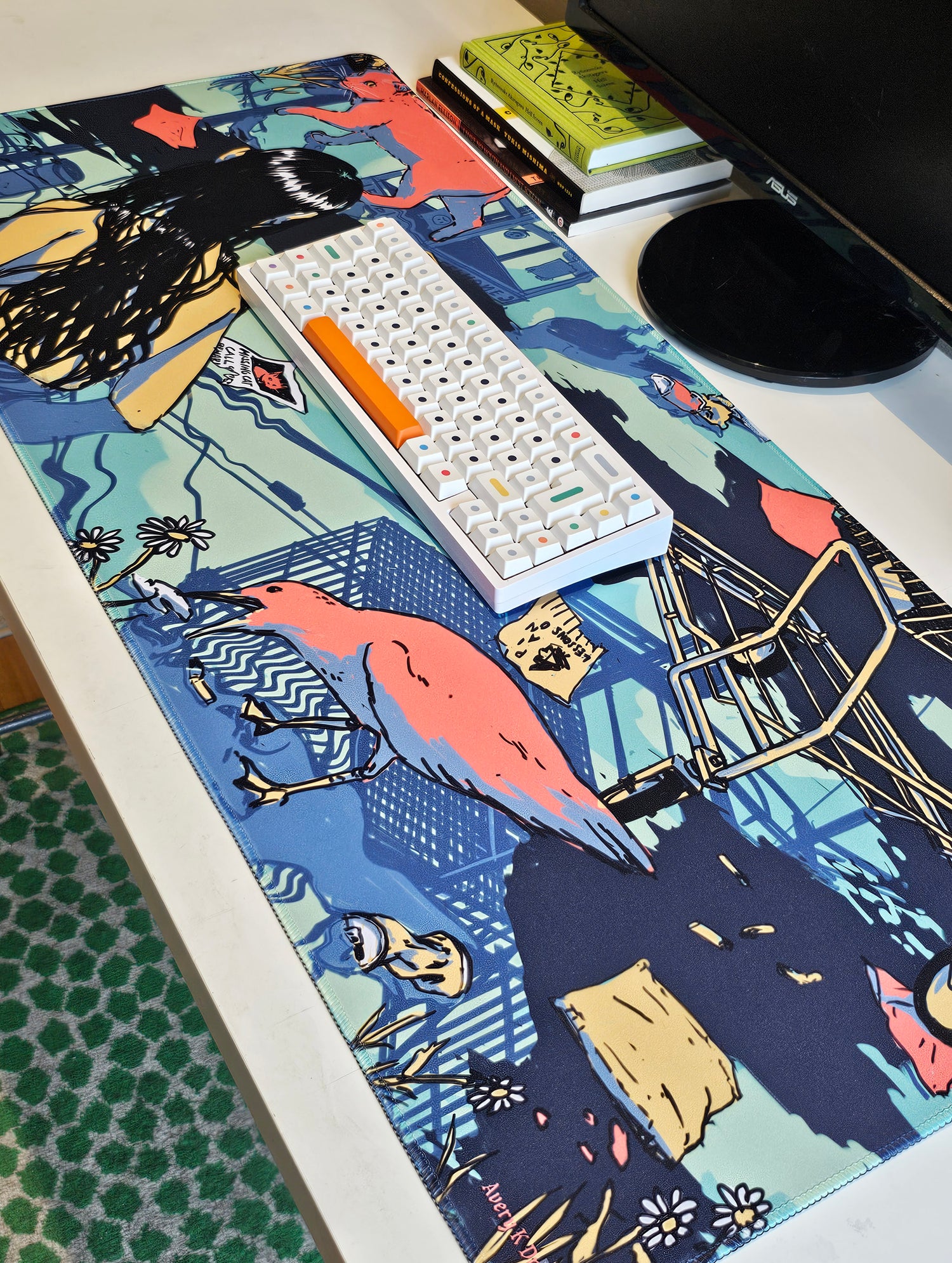 AveryKDraws - The Nymph - Desk Mat/ Playmat - AveryKDraws - Card Brawlers | Quebec | Canada |