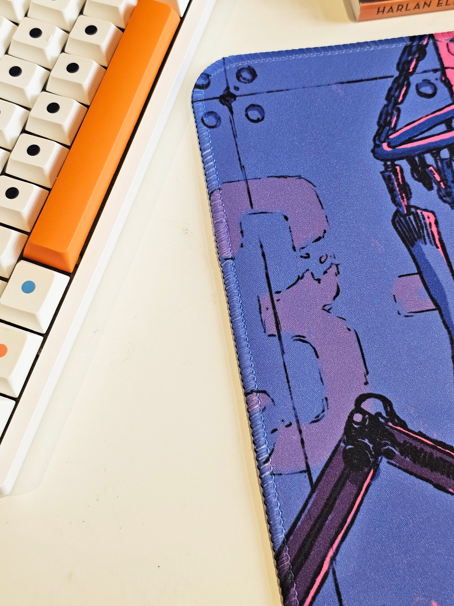 AveryKDraws - Classic 90s Mecha -  Desk Mat/ Playmat - AveryKDraws - Card Brawlers | Quebec | Canada |