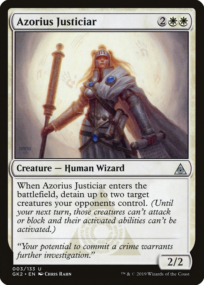 Azorius Justiciar [Ravnica Allegiance Guild Kit] - Card Brawlers
