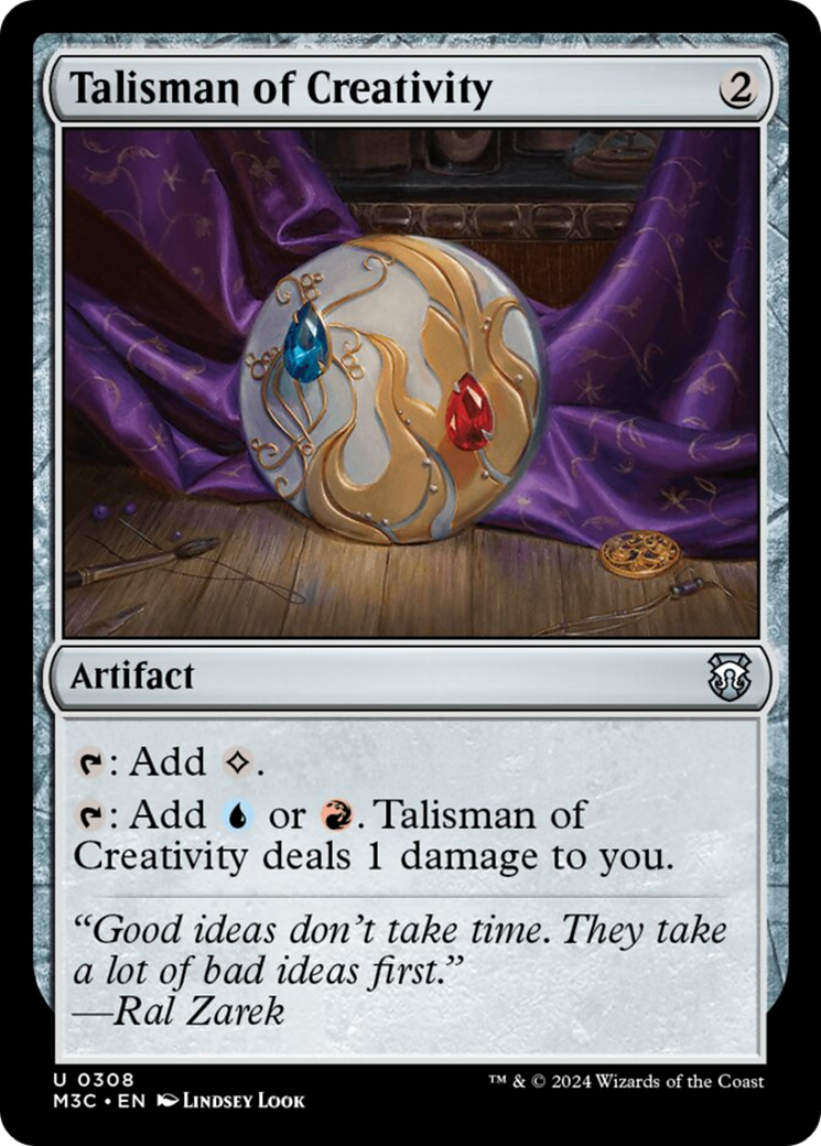 Talisman of Creativity [Modern Horizons 3 Commander] - Magic: The Gathering - Card Brawlers | Quebec | Canada |