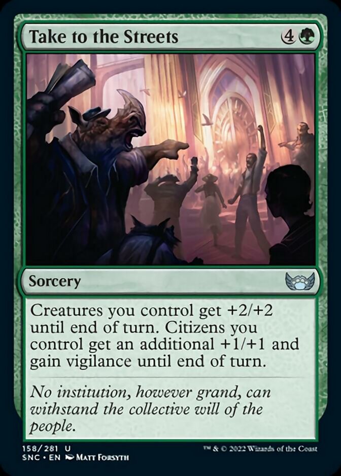 Take to the Streets [Streets of New Capenna] - Magic: The Gathering - Card Brawlers | Quebec | Canada |