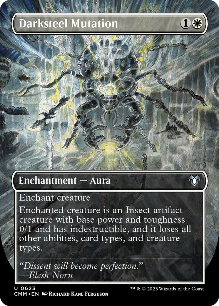 Darksteel Mutation (Borderless Alternate Art) [Commander Masters] - Magic: The Gathering - Card Brawlers | Quebec | Canada |