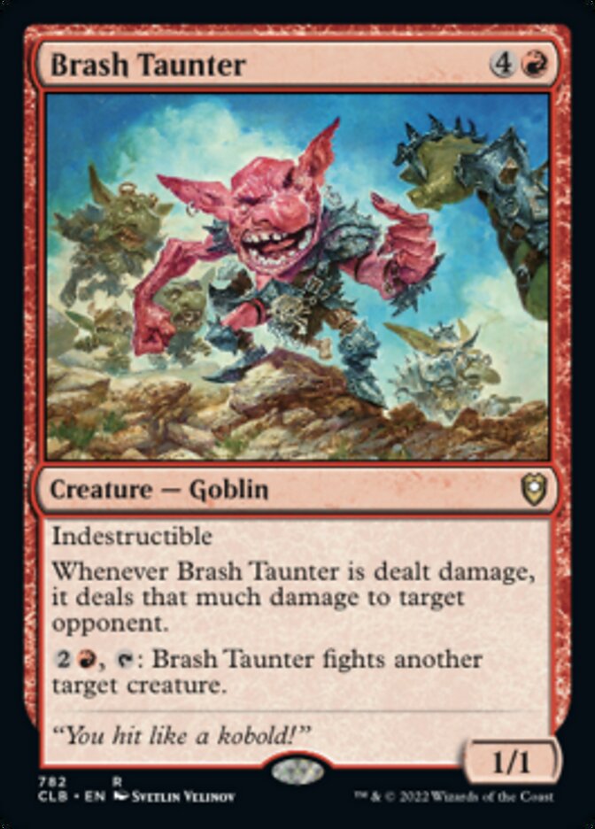 Brash Taunter [Commander Legends: Battle for Baldur's Gate] - Magic: The Gathering - Card Brawlers | Quebec | Canada |