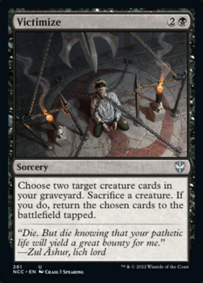 Victimize [Streets of New Capenna Commander] - Magic: The Gathering - Card Brawlers | Quebec | Canada |
