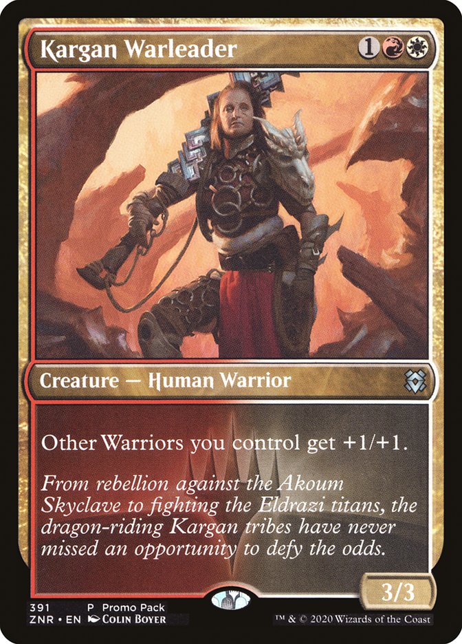 Kargan Warleader (Promo Pack) [Zendikar Rising Promos] - Magic: The Gathering - Card Brawlers | Quebec | Canada |