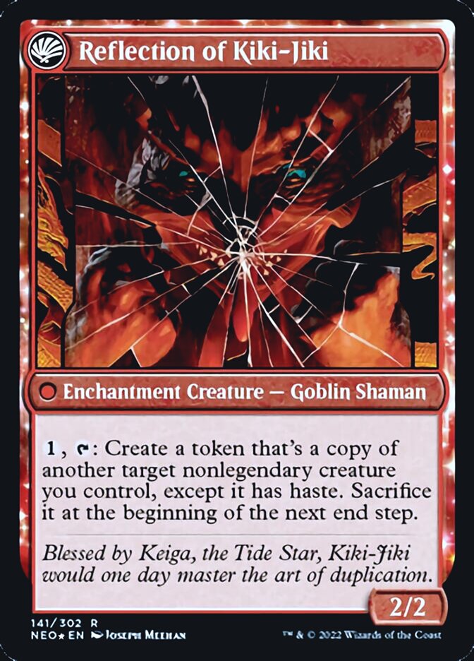Fable of the Mirror-Breaker // Reflection of Kiki-Jiki [Kamigawa: Neon Dynasty Prerelease Promos] - Magic: The Gathering - Card Brawlers | Quebec | Canada |