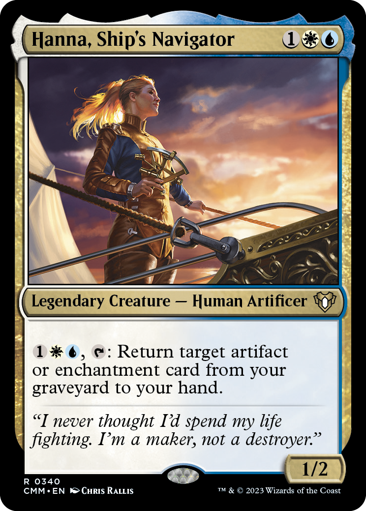 Hanna, Ship's Navigator [Commander Masters] - Magic: The Gathering - Card Brawlers | Quebec | Canada |