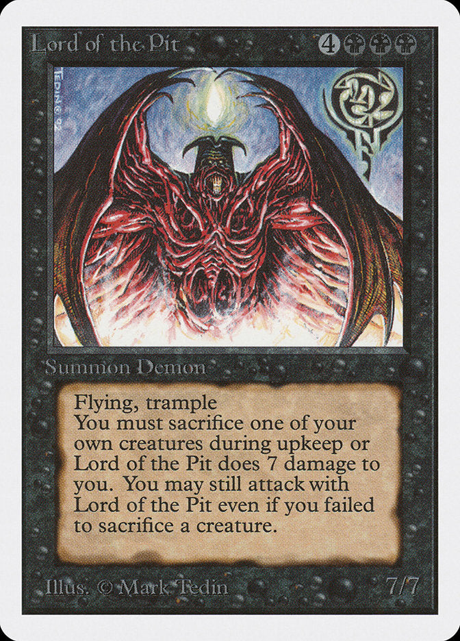 Lord of the Pit [Unlimited Edition] - Magic: The Gathering - Card Brawlers | Quebec | Canada |