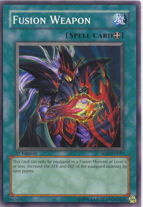 Fusion Weapon [SOD-EN047] Common - Yu-Gi-Oh! - Card Brawlers | Quebec | Canada |