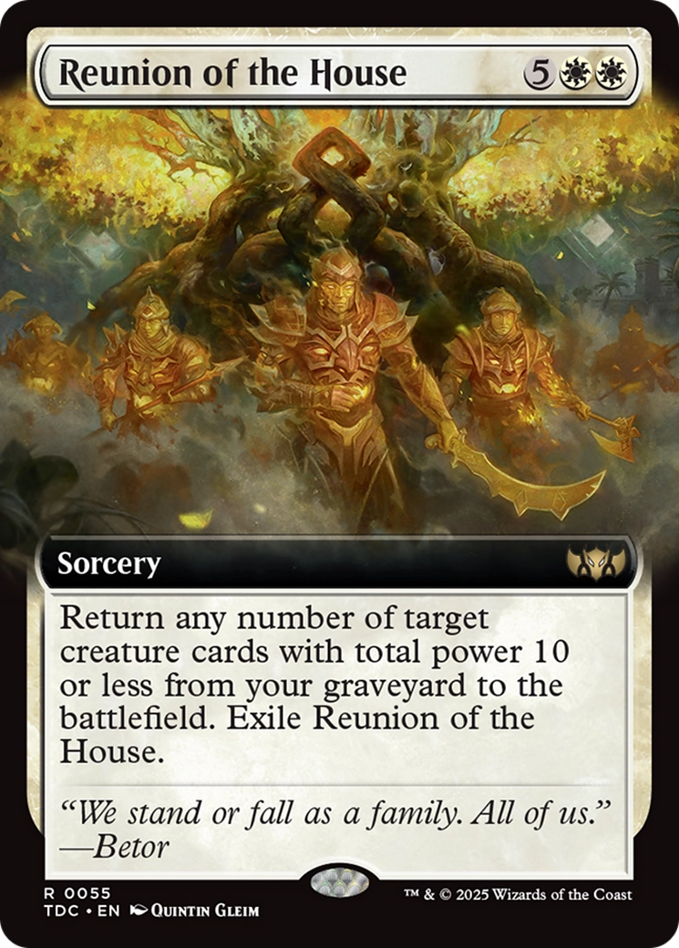 Reunion of the House (Extended Art) [Tarkir: Dragonstorm Commander] - Magic: The Gathering - Card Brawlers | Quebec | Canada |