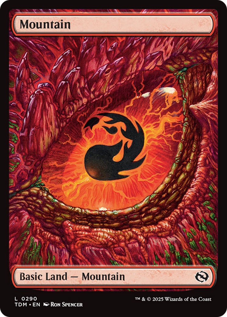 Mountain (0290) [Tarkir: Dragonstorm] - Magic: The Gathering - Card Brawlers | Quebec | Canada |