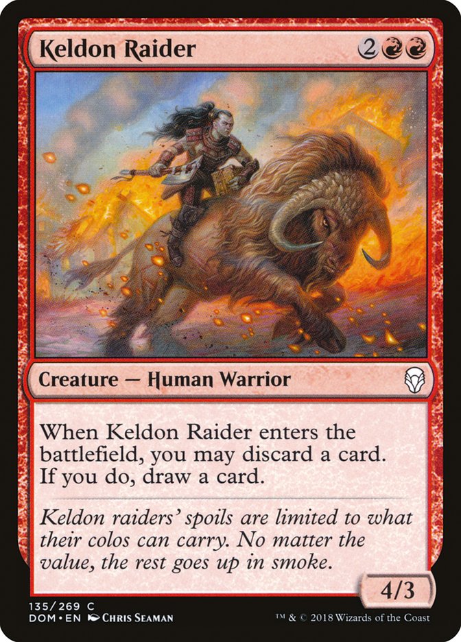 Keldon Raider [Dominaria] - Magic: The Gathering - Card Brawlers | Quebec | Canada |