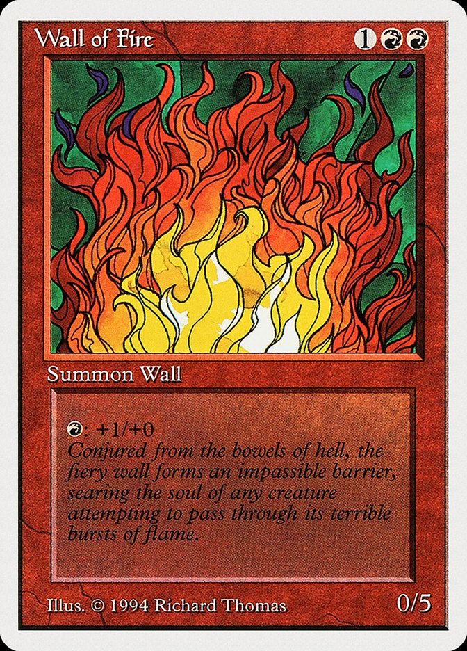 Wall of Fire [Summer Magic / Edgar] - Magic: The Gathering - Card Brawlers | Quebec | Canada |