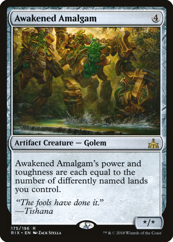 Awakened Amalgam [Rivals of Ixalan] - Magic: The Gathering - Card Brawlers | Quebec | Canada |