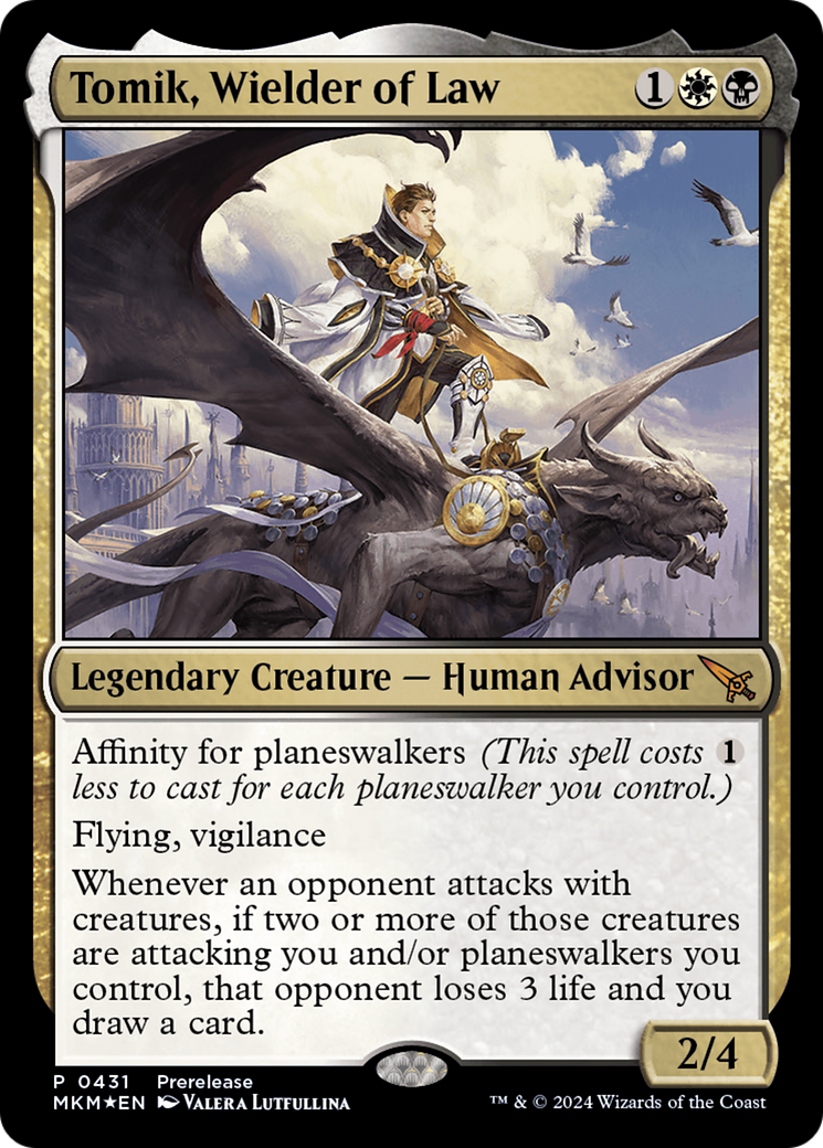 Tomik, Wielder of Law [Murders at Karlov Manor Prerelease Promos] - Magic: The Gathering - Card Brawlers | Quebec | Canada |