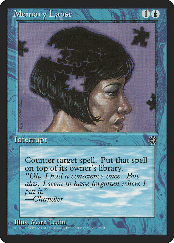 Memory Lapse (Chandler Flavor Text) [Homelands] - Magic: The Gathering - Card Brawlers | Quebec | Canada |