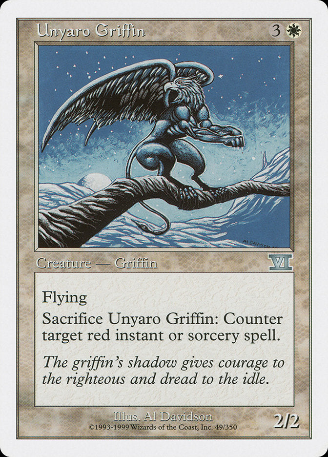 Unyaro Griffin [Classic Sixth Edition] - Magic: The Gathering - Card Brawlers | Quebec | Canada |