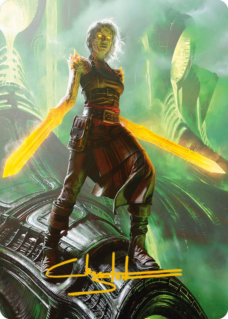 Nahiri, the Unforgiving Art Card (Gold-Stamped Signature) [Phyrexia: All Will Be One Art Series] - Magic: The Gathering - Card Brawlers | Quebec | Canada |