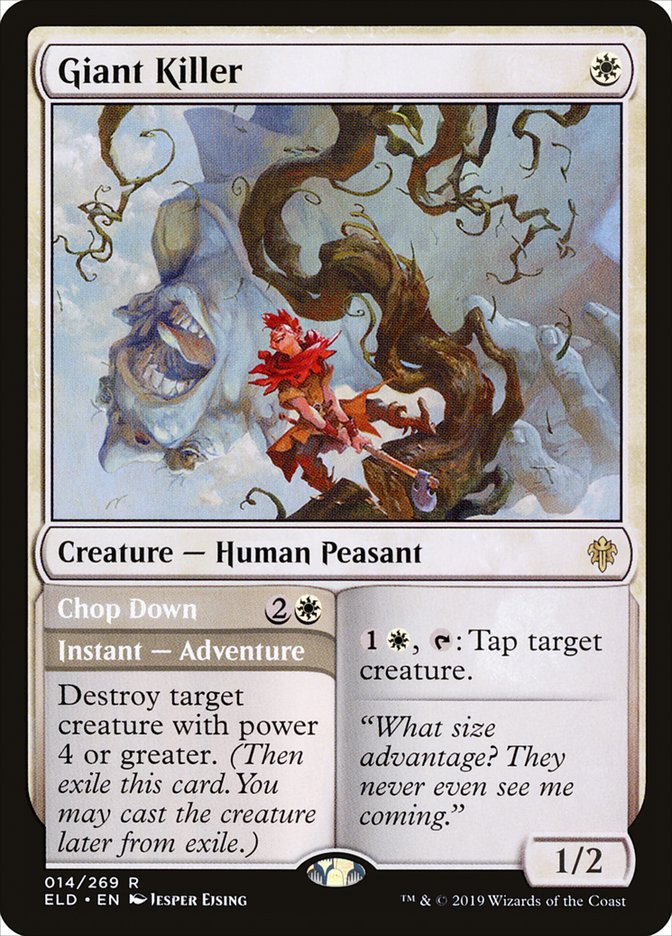 Giant Killer // Chop Down [Throne of Eldraine] - Magic: The Gathering - Card Brawlers | Quebec | Canada |