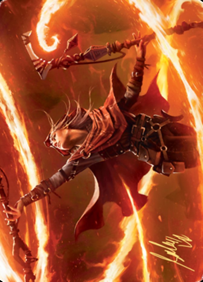 Magmatic Channeler Art Card (Gold-Stamped Signature) [Zendikar Rising Art Series] - Magic: The Gathering - Card Brawlers | Quebec | Canada |