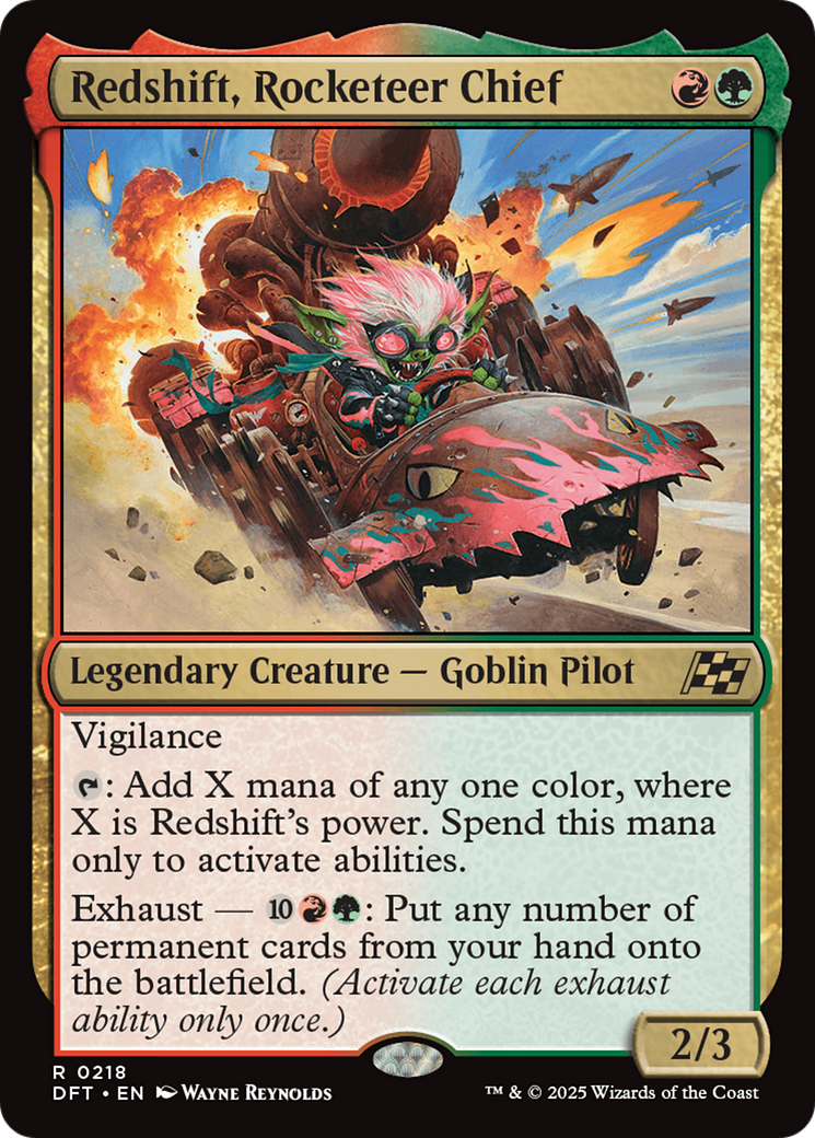 Redshift, Rocketeer Chief [Aetherdrift] - Magic: The Gathering - Card Brawlers | Quebec | Canada |